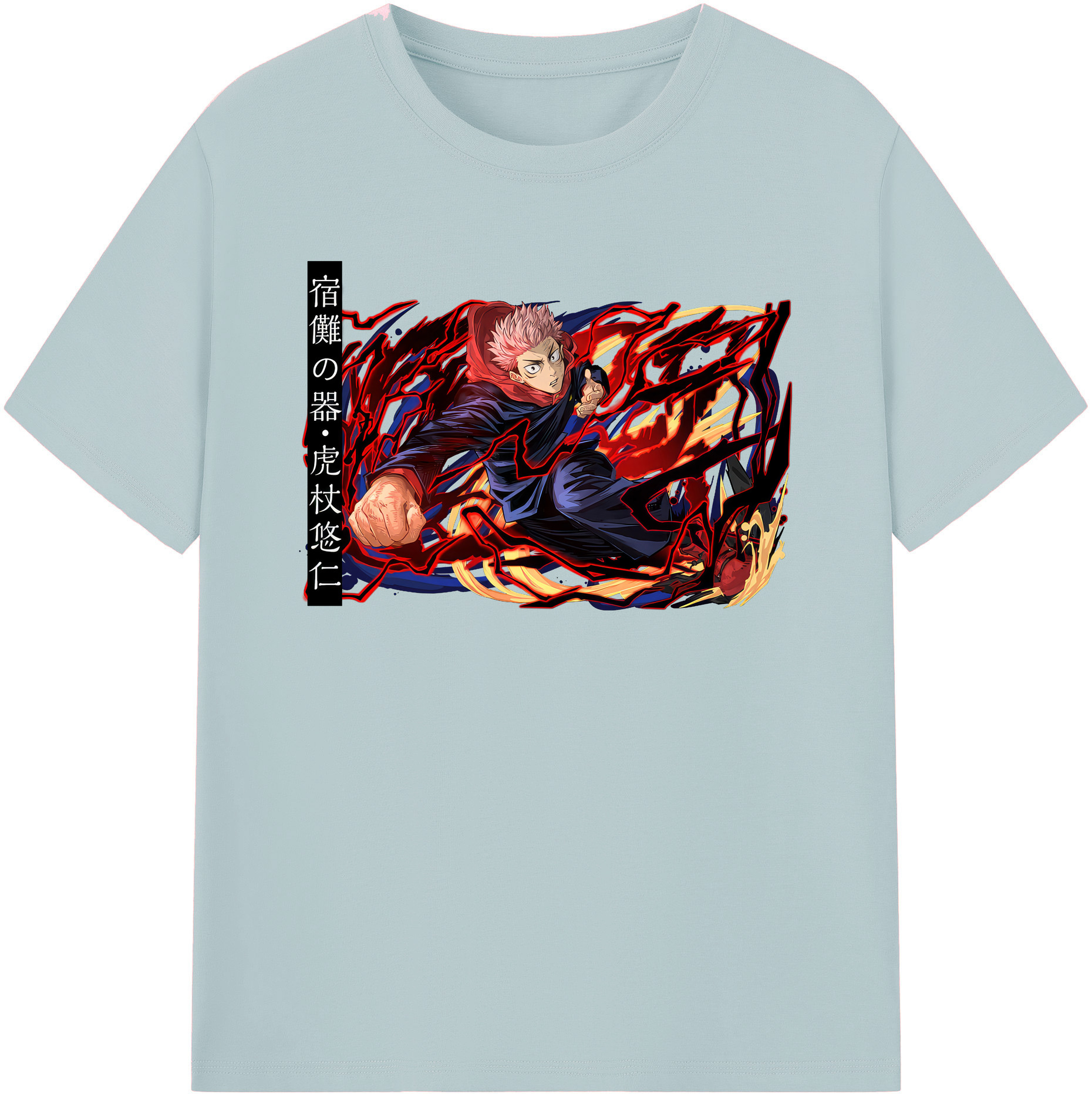 （画像用） 呪術廻戦 Jujutsu Kaisen 綿100％半袖Tシャツ（フロントプリント）